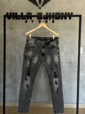 Calça Jeans Cinza Diferenciada!