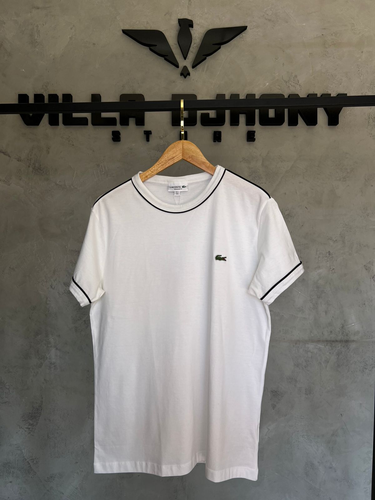 Camiseta Lacoste Basica Branca