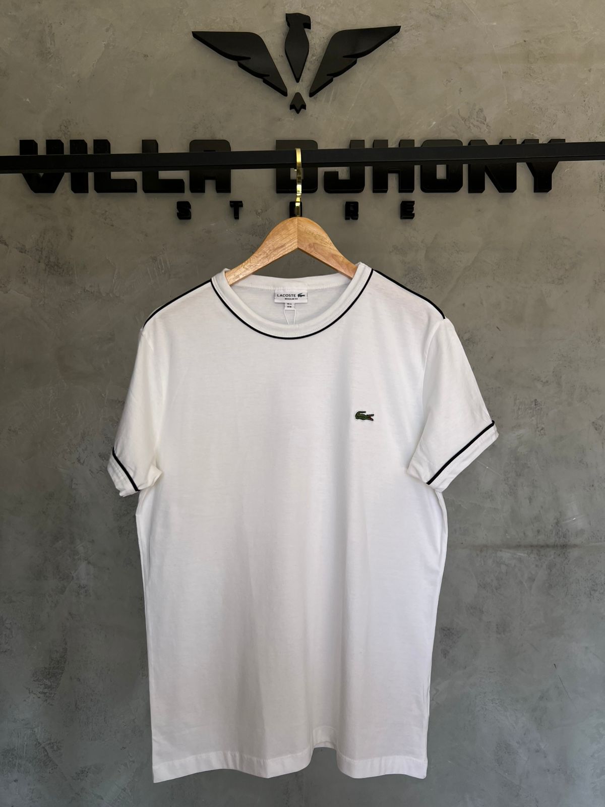 Camiseta Lacoste Basica Branca