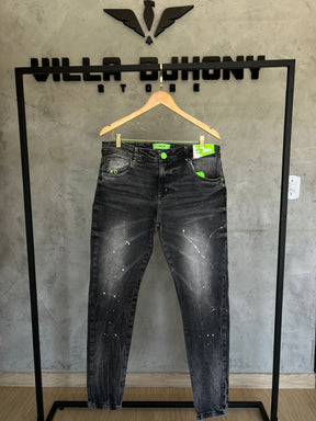 Calça Jeans Cinza Escura