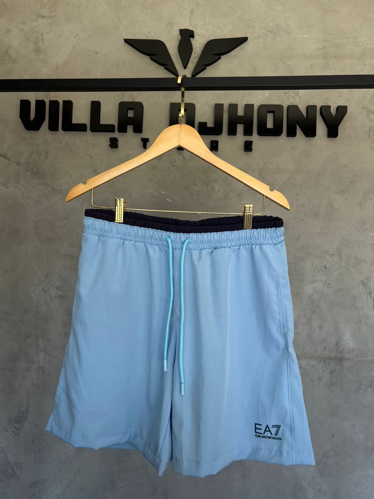 Bermuda EA7 Azul Básica