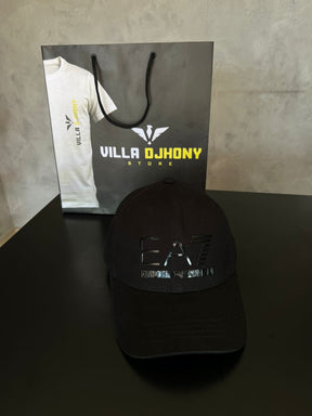 Boné EA7 premium Preto