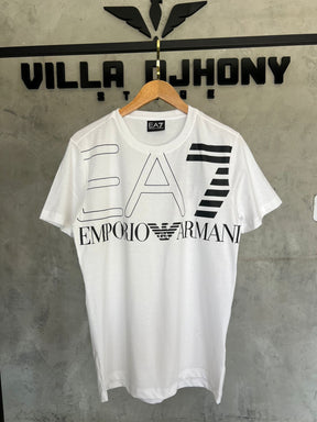 Camiseta Empório Armani Branca Estampada
