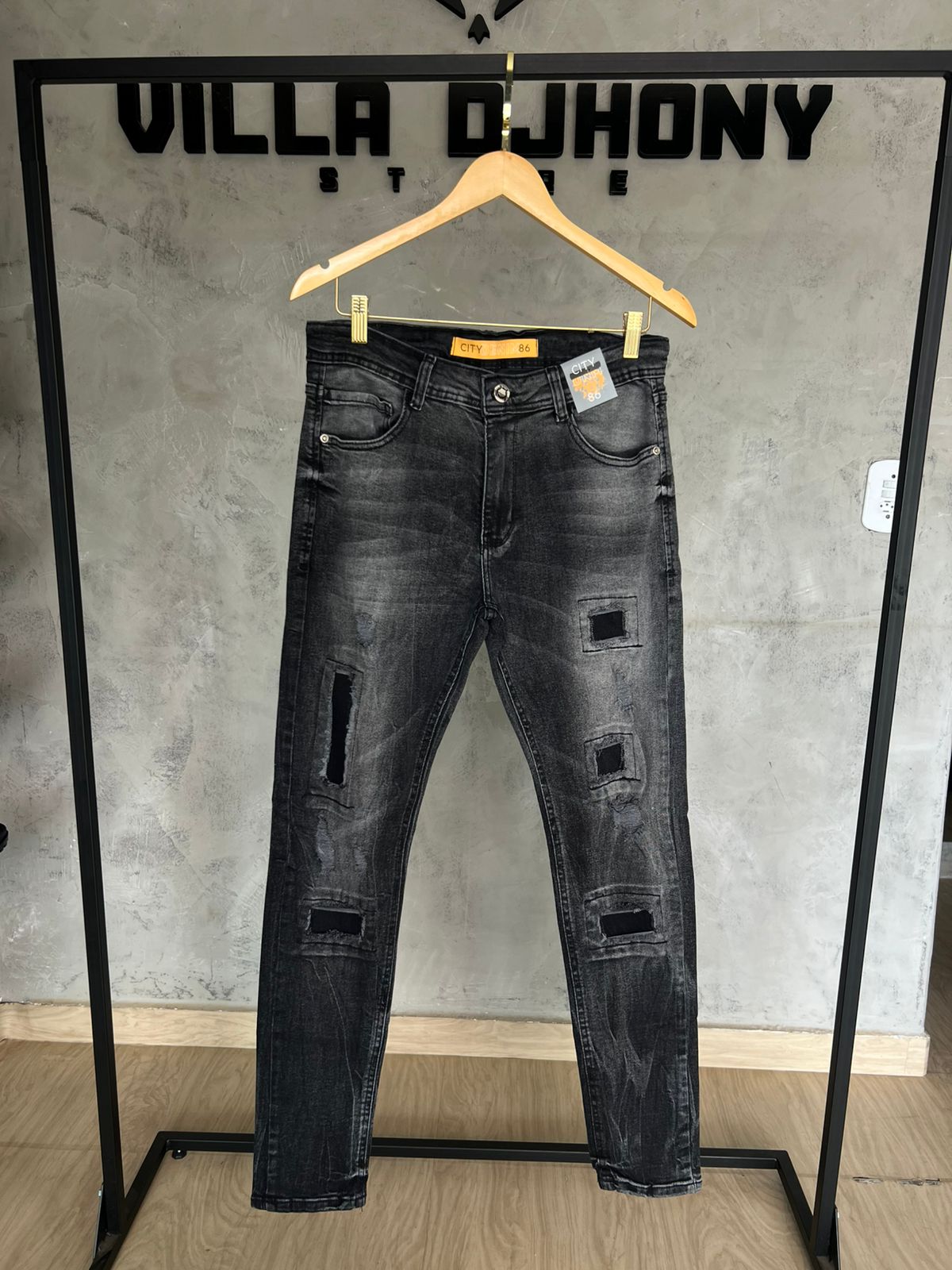 Calça Jeans Quadrado Basica