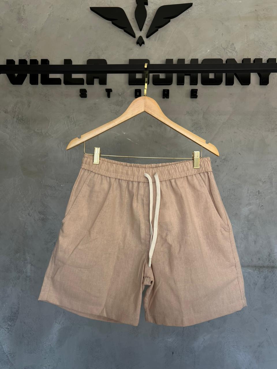 Bermuda Linho Zara Marrom