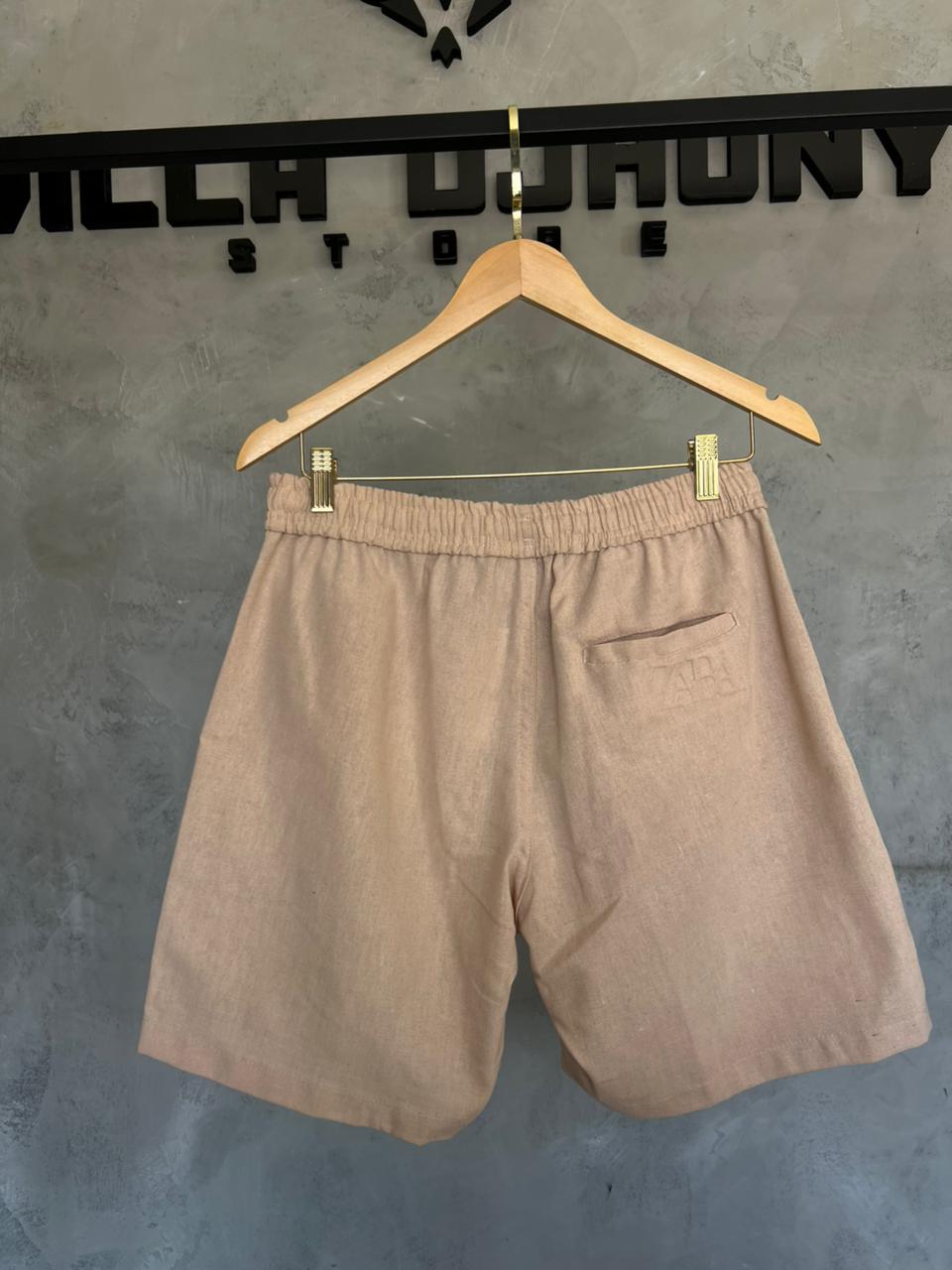 Bermuda Linho Zara Marrom