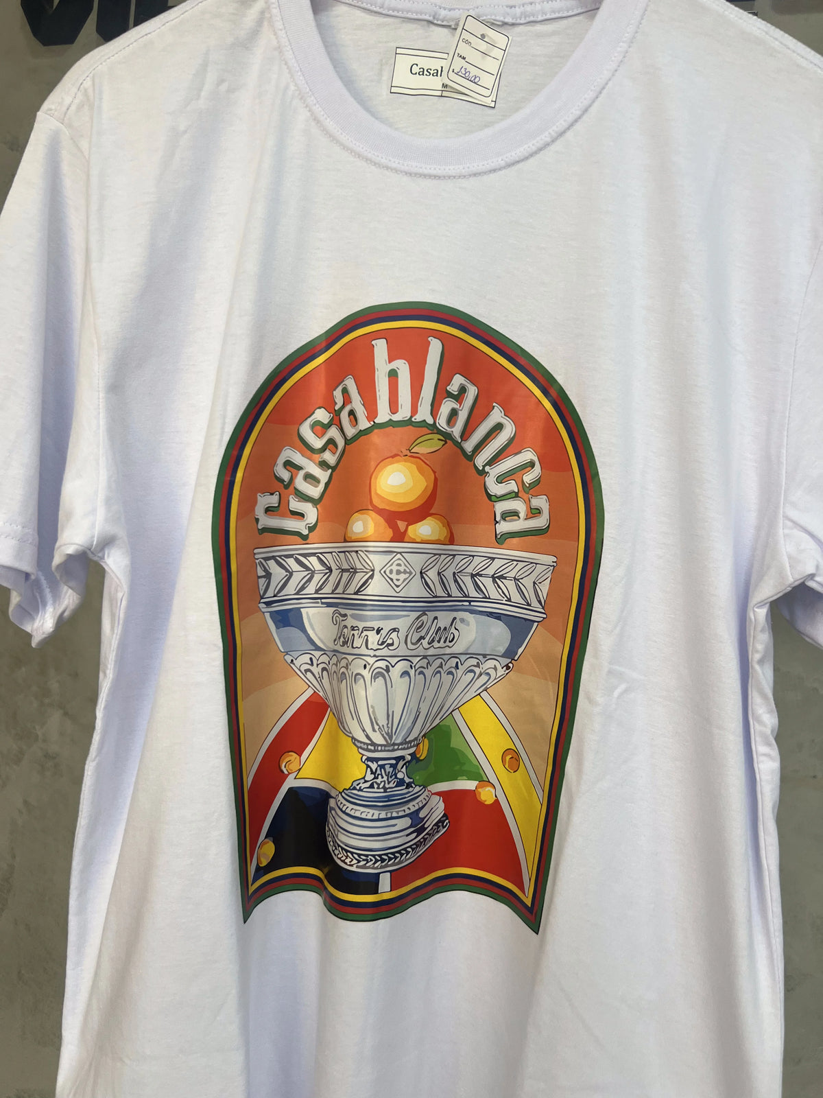 Camiseta Casablanca Branca Taça