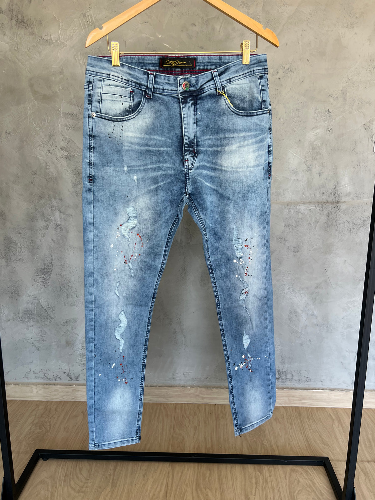 Calça jeans clara