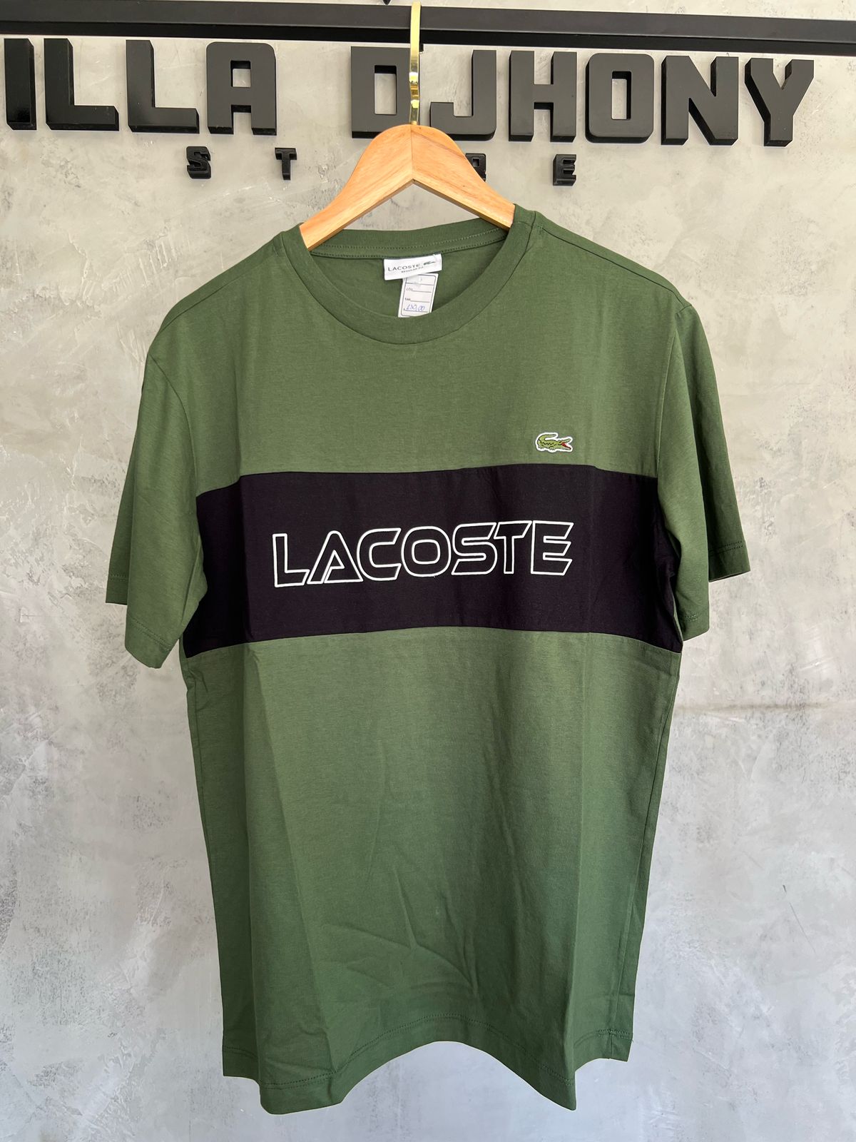 Camiseta Lacoste Listrada Verde