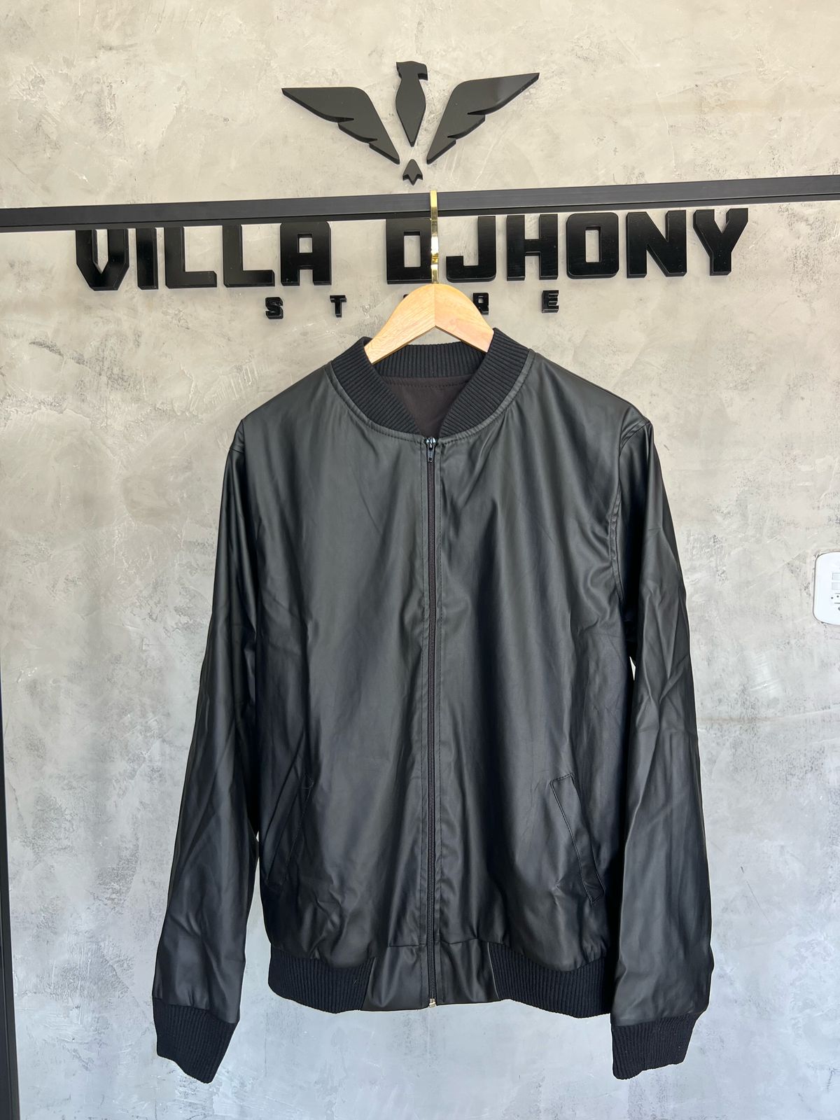 Jaqueta padrão zara preta