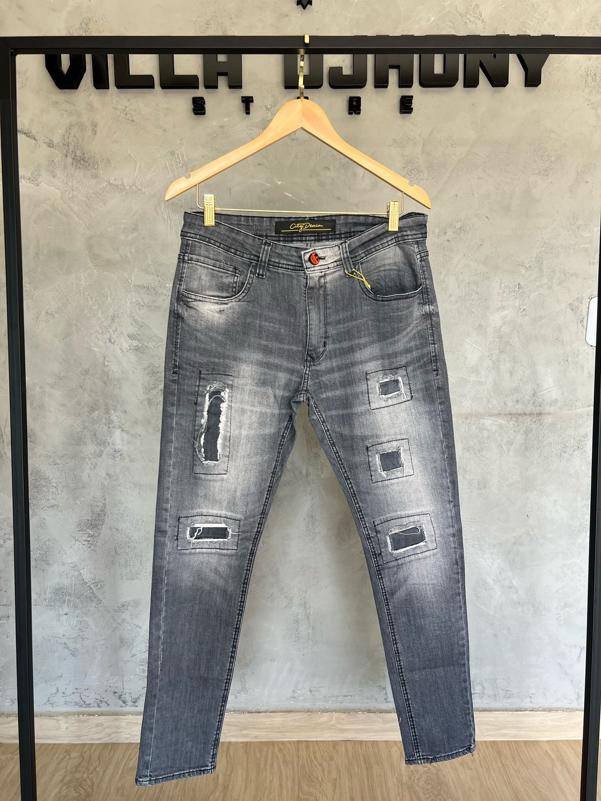 Calça Jeans Jogador Quadrado