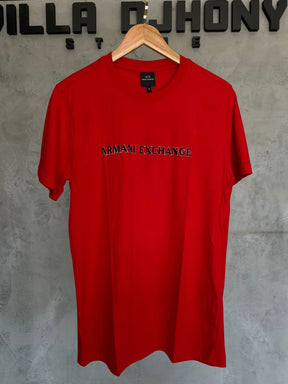 Camiseta Armani Excheange Vermelha