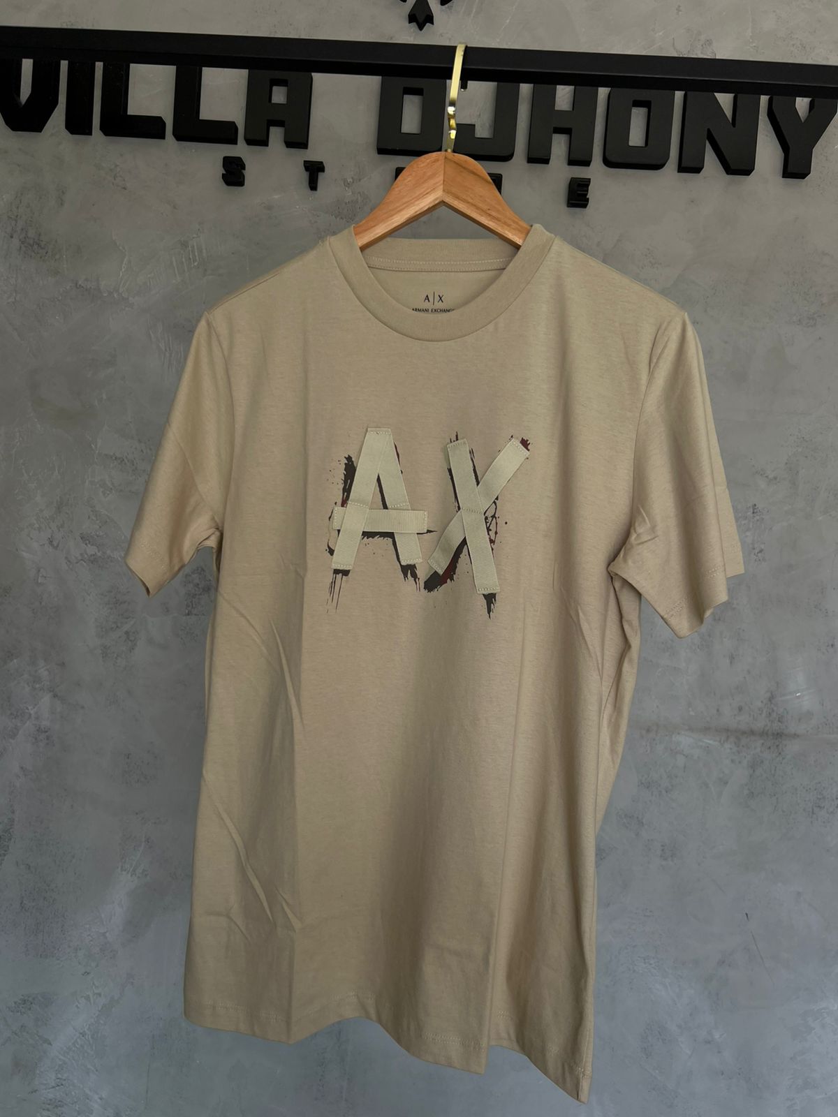 Camiseta AX Premium Beje