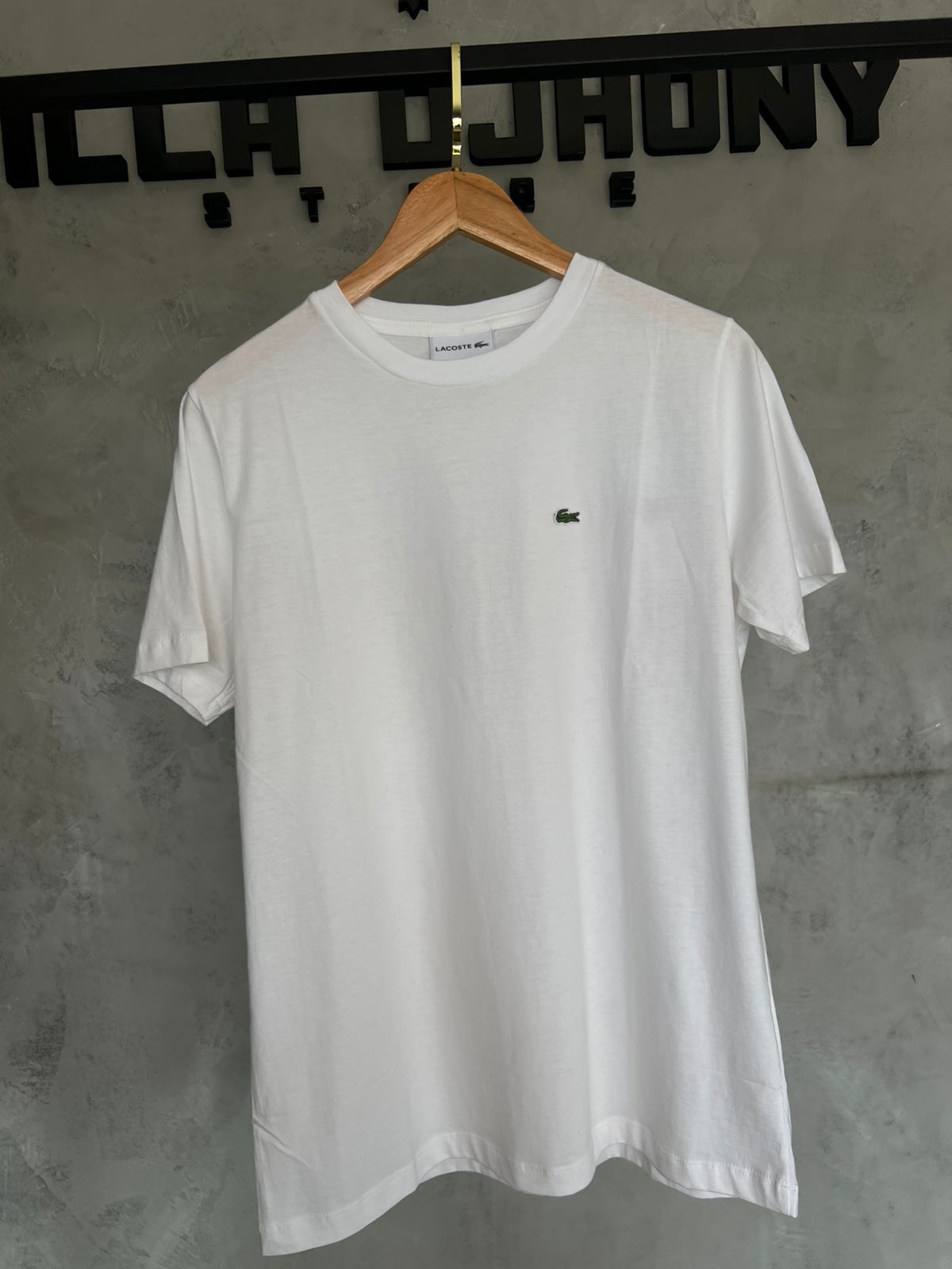 Camiseta Lacoste Basica Branca