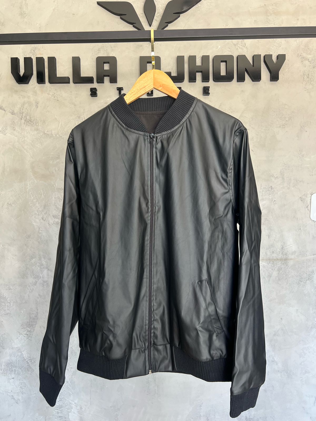 Jaqueta padrão zara preta