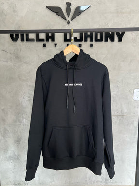 Blusa Moletom Armani Exchange Preta