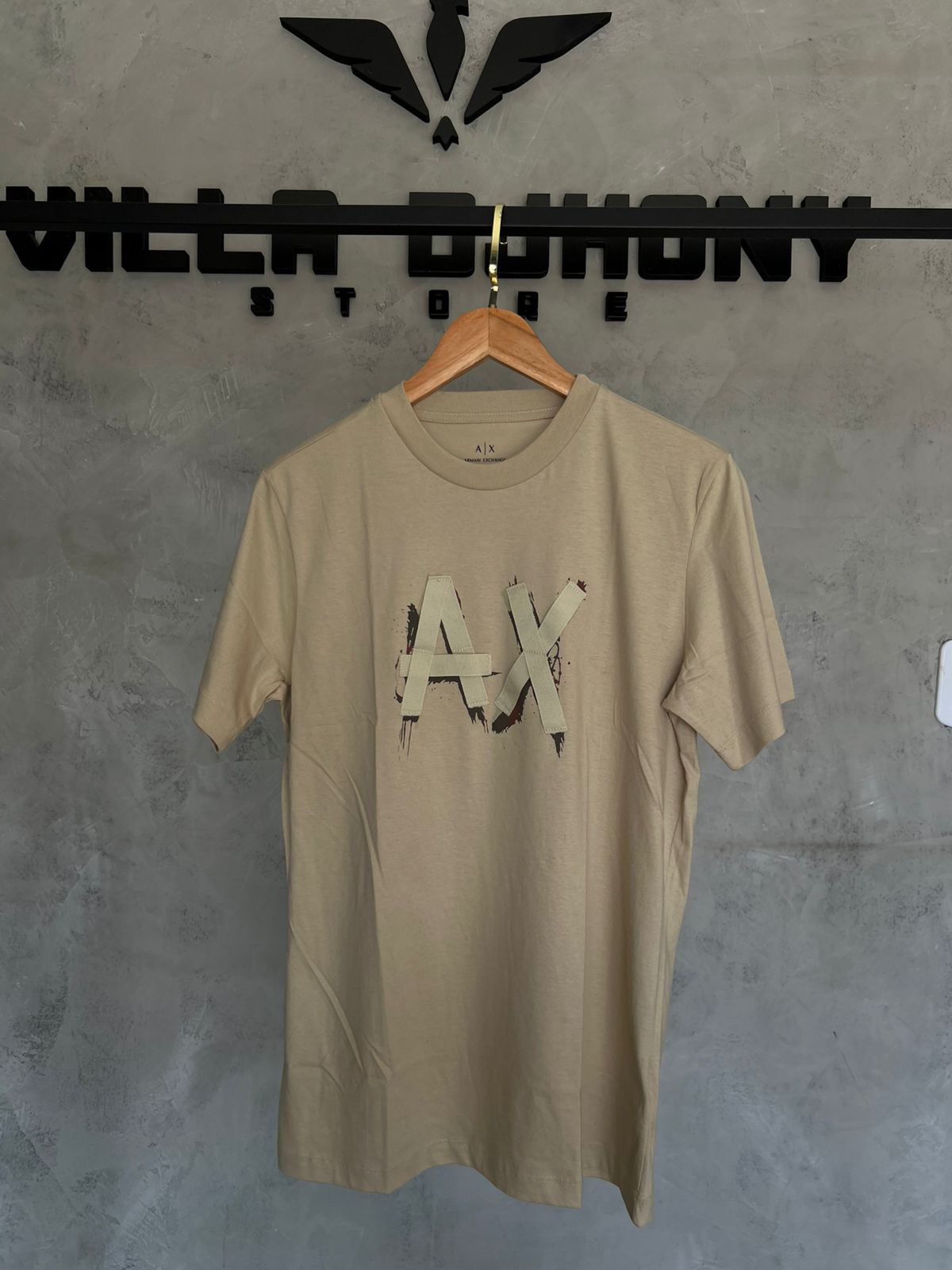 Camiseta AX Premium Beje