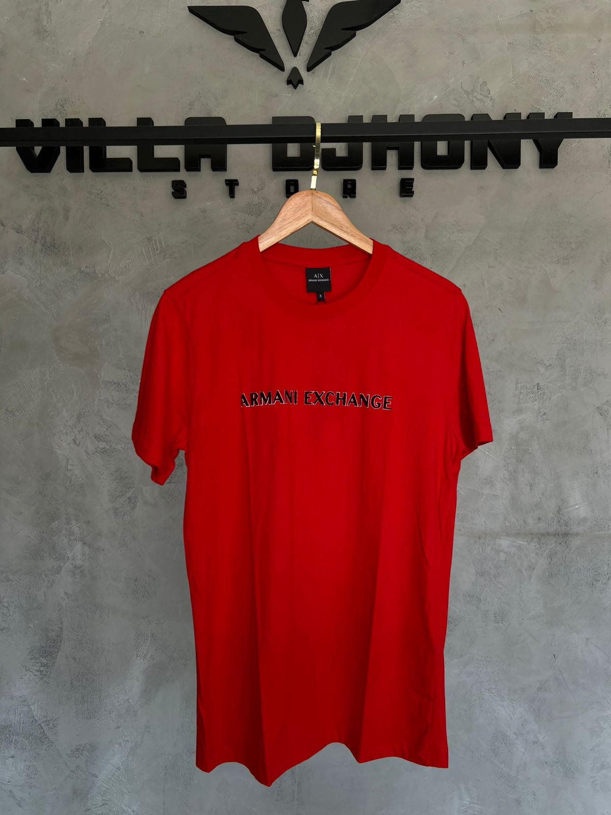 Camiseta Armani Excheange Vermelha