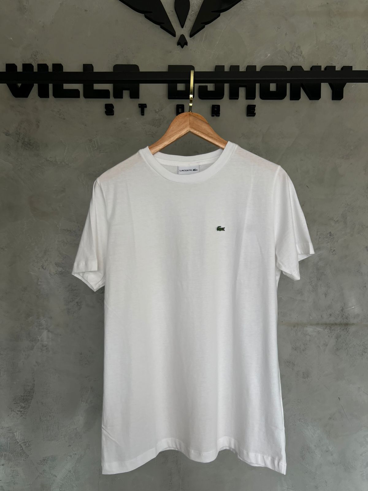 Camiseta Lacoste Basica Branca